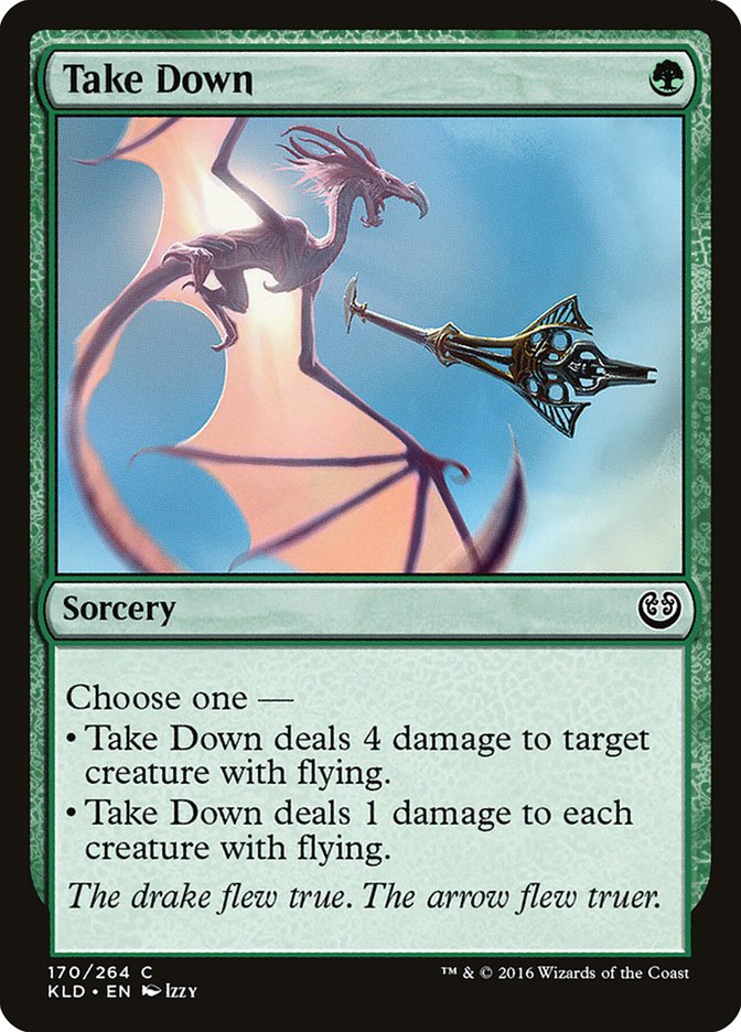 Take Down [Kaladesh] | Jomio and Rueliete's Cards and Comics