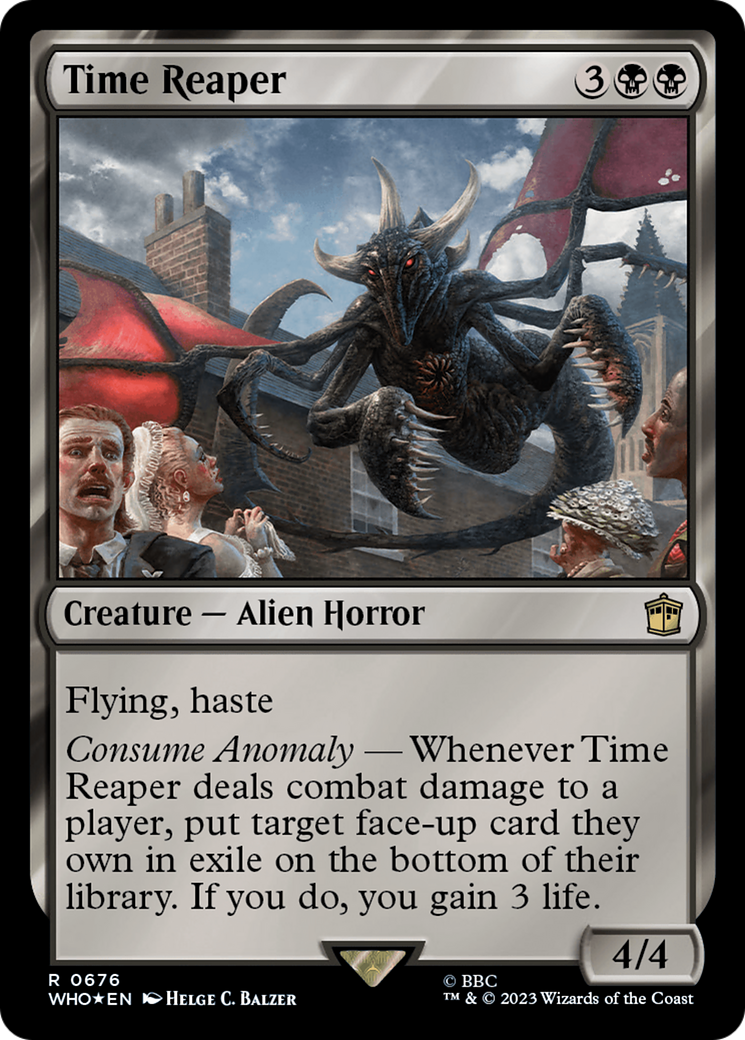 Time Reaper (Surge Foil) [Doctor Who] | Jomio and Rueliete's Cards and Comics