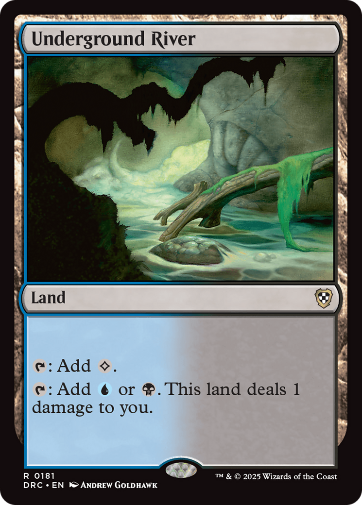 Underground River [Aetherdrift Commander] | Jomio and Rueliete's Cards and Comics