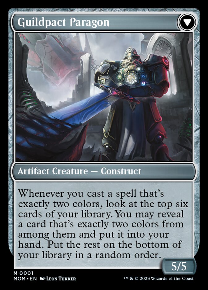 Invasion of Ravnica // Guildpact Paragon [March of the Machine] | Jomio and Rueliete's Cards and Comics