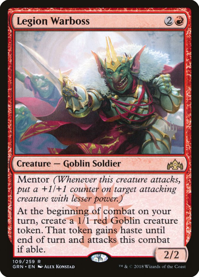 Legion Warboss (Promo Pack) [Guilds of Ravnica Promos] | Jomio and Rueliete's Cards and Comics