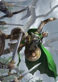 Maja, Bretagard Protector Art Card [Kaldheim Art Series] | Jomio and Rueliete's Cards and Comics
