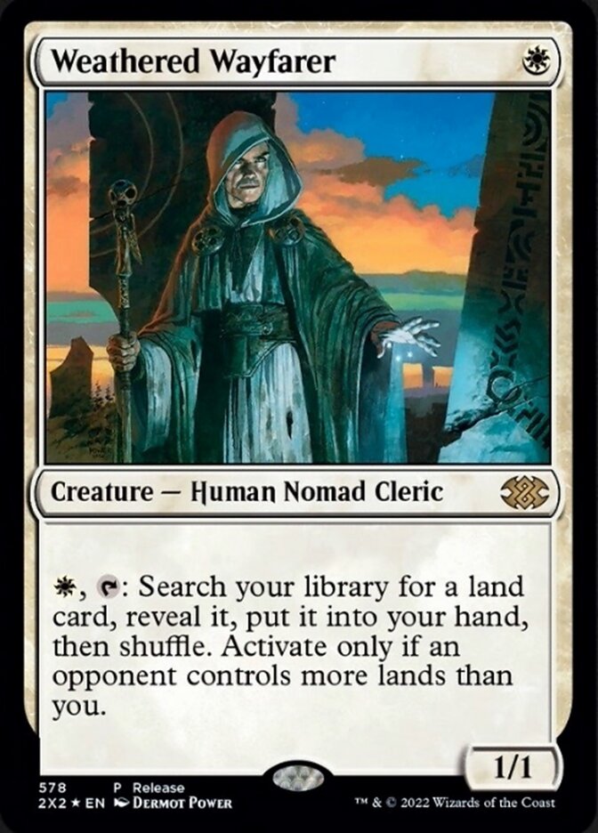 Weathered Wayfarer (Preview Promo) [Double Masters 2022] | Jomio and Rueliete's Cards and Comics