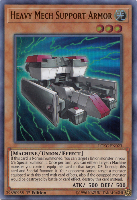 Heavy Mech Support Armor [LCKC-EN023] Ultra Rare | Jomio and Rueliete's Cards and Comics