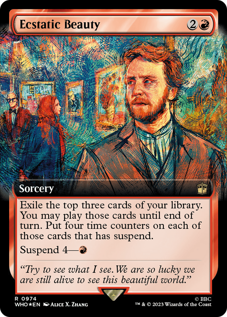Ecstatic Beauty (Extended Art) (Surge Foil) [Doctor Who] | Jomio and Rueliete's Cards and Comics
