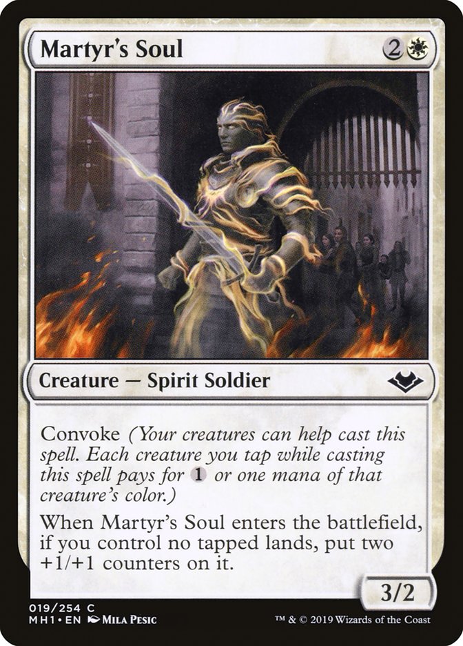 Martyr's Soul [Modern Horizons] | Jomio and Rueliete's Cards and Comics