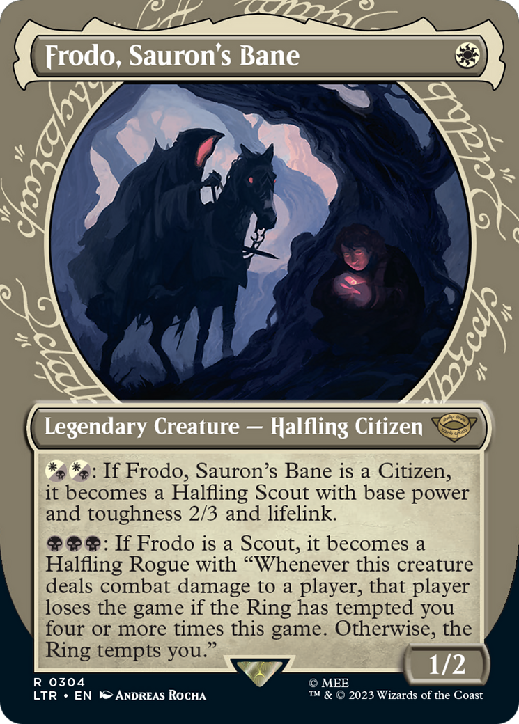 Frodo, Sauron's Bane (Showcase Ring Frame) [The Lord of the Rings: Tales of Middle-Earth] | Jomio and Rueliete's Cards and Comics