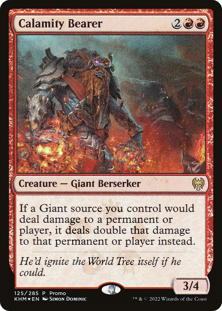 Calamity Bearer [Resale Promos] | Jomio and Rueliete's Cards and Comics