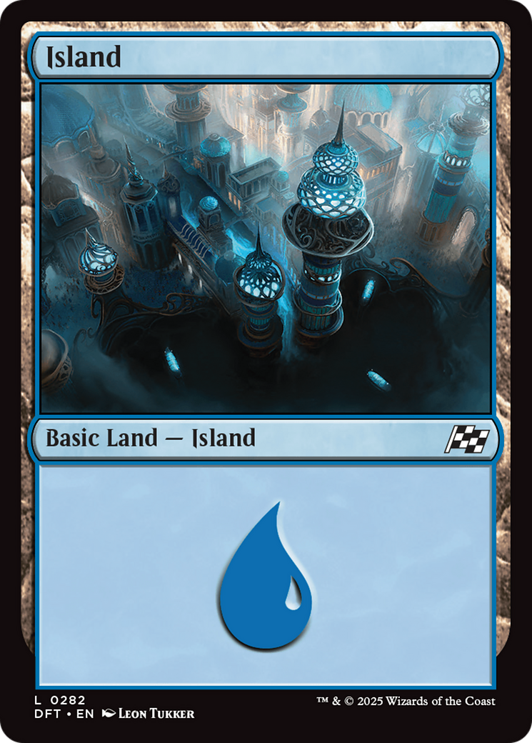 Island (0282) [Aetherdrift] | Jomio and Rueliete's Cards and Comics