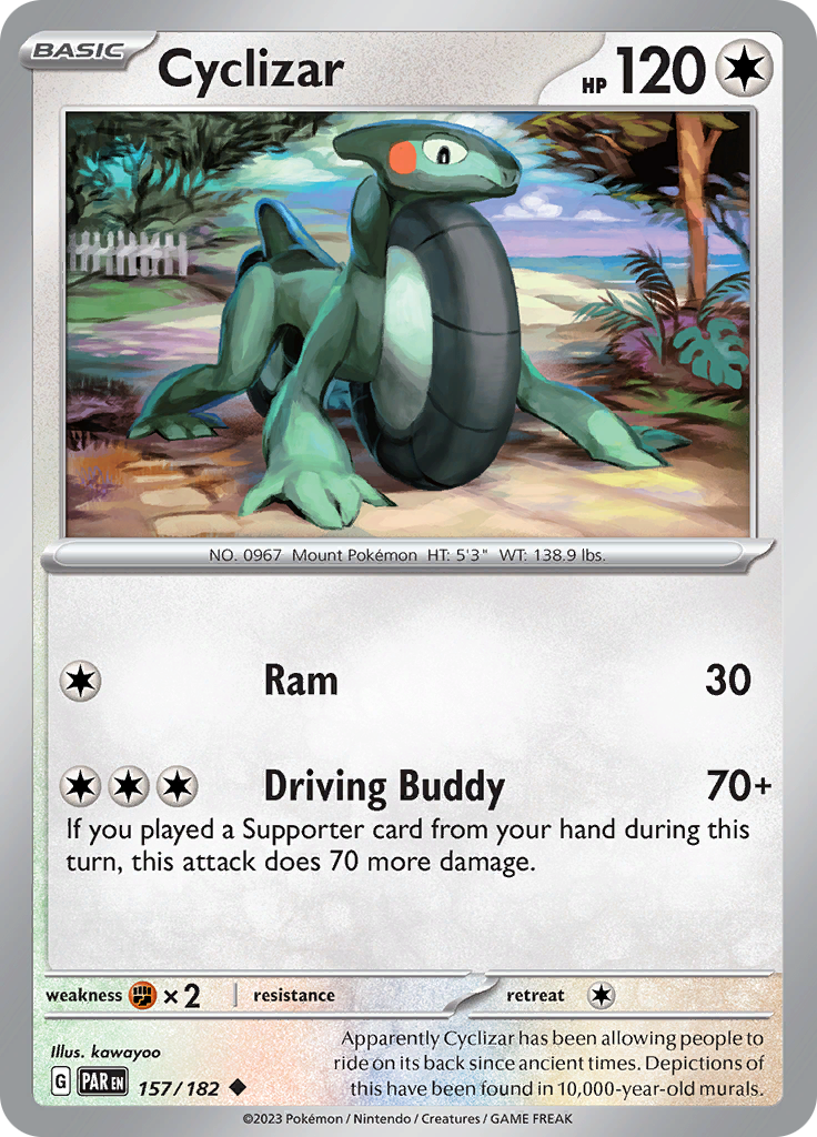 Cyclizar (157/182) [Scarlet & Violet: Paradox Rift] | Jomio and Rueliete's Cards and Comics