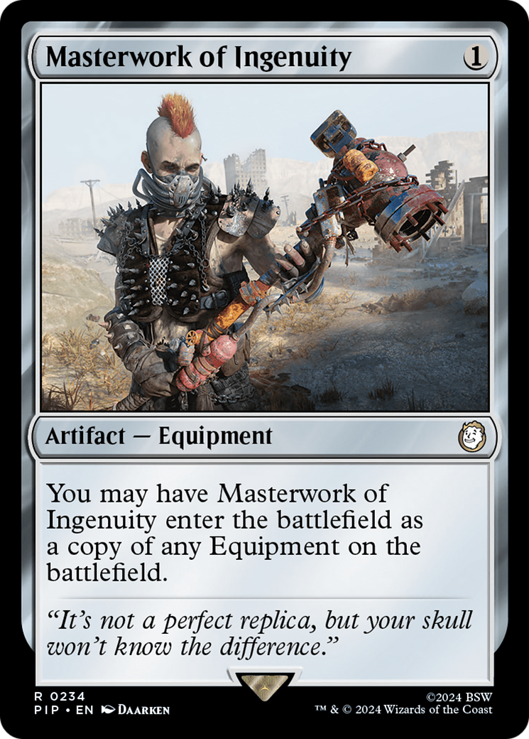 Masterwork of Ingenuity [Fallout] | Jomio and Rueliete's Cards and Comics