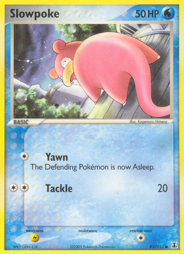 Slowpoke (83/113) [EX: Delta Species] | Jomio and Rueliete's Cards and Comics