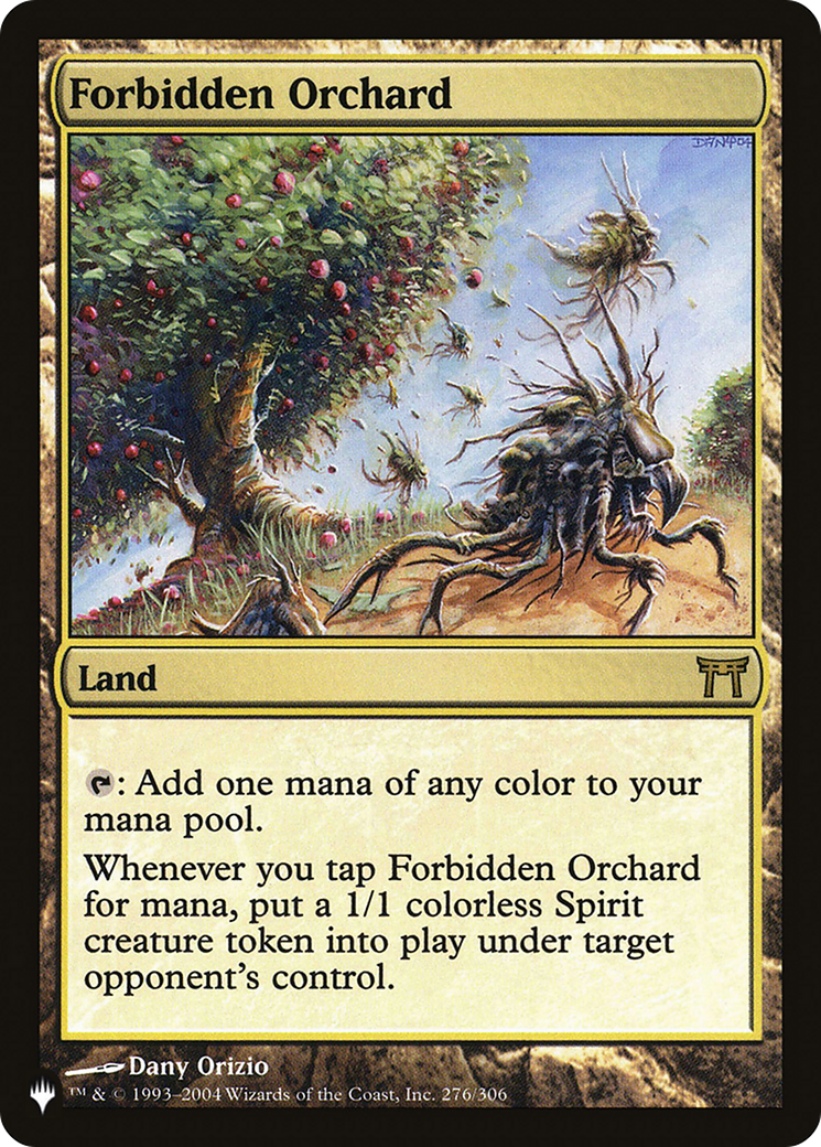 Forbidden Orchard [The List] | Jomio and Rueliete's Cards and Comics