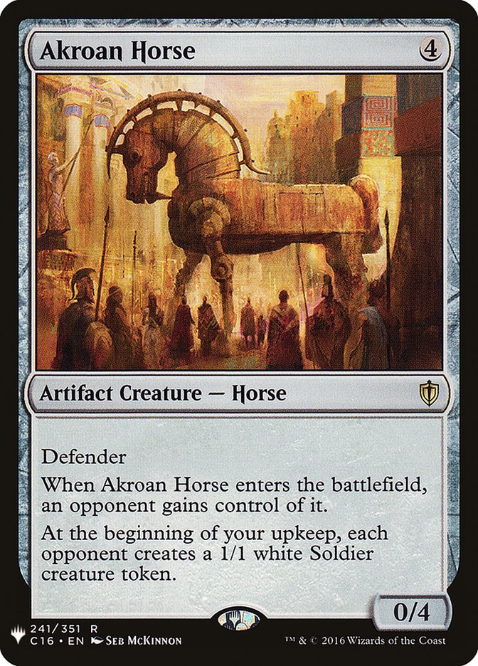 Akroan Horse [Mystery Booster] | Jomio and Rueliete's Cards and Comics