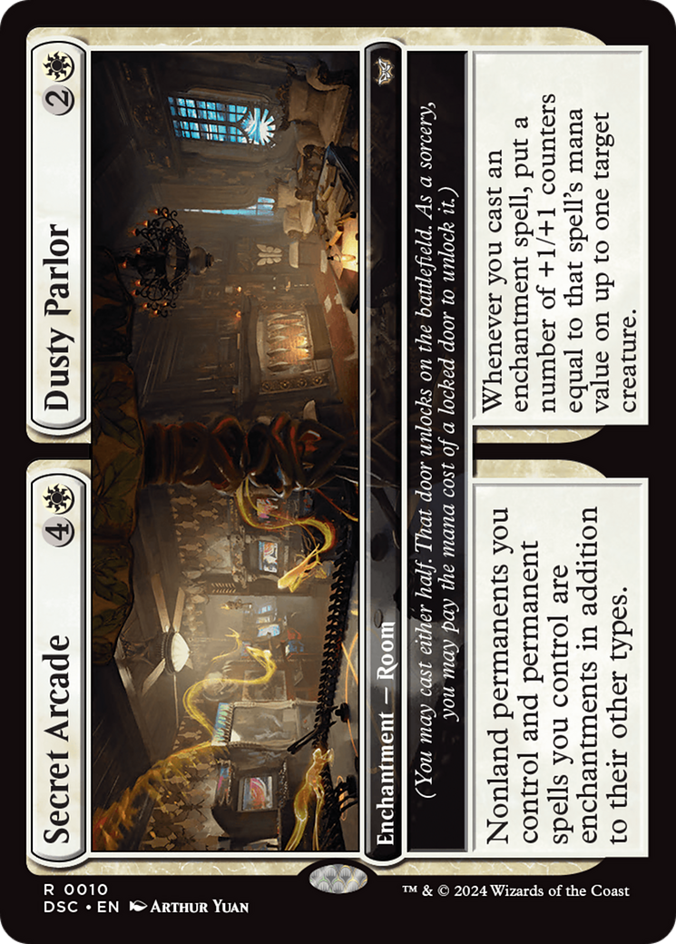 Secret Arcade // Dusty Parlor [Duskmourn: House of Horror Commander] | Jomio and Rueliete's Cards and Comics