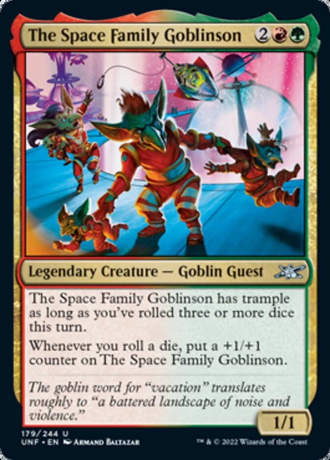 The Space Family Goblinson [Unfinity] | Jomio and Rueliete's Cards and Comics