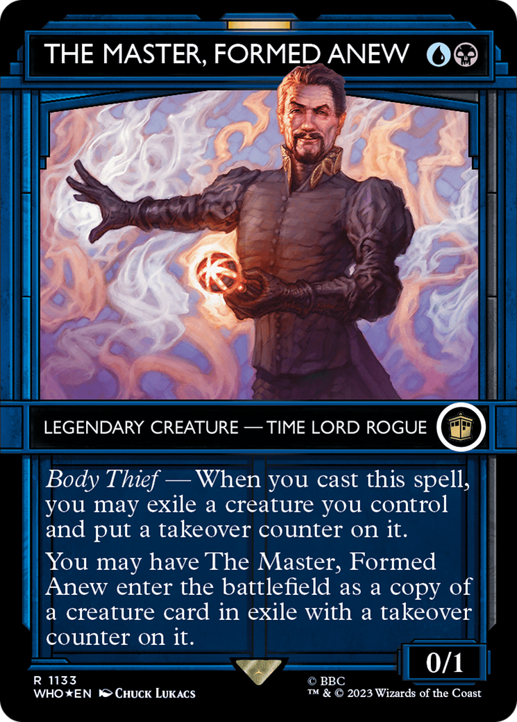 The Master, Formed Anew (Showcase) (Surge Foil) [Doctor Who] | Jomio and Rueliete's Cards and Comics