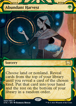 Abundant Harvest (Foil Etched) [Strixhaven: Mystical Archive] | Jomio and Rueliete's Cards and Comics