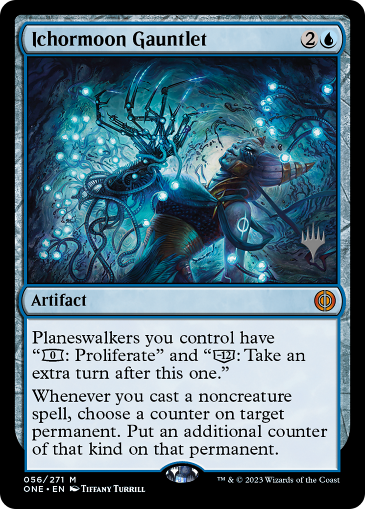 Ichormoon Gauntlet (Promo Pack) [Phyrexia: All Will Be One Promos] | Jomio and Rueliete's Cards and Comics