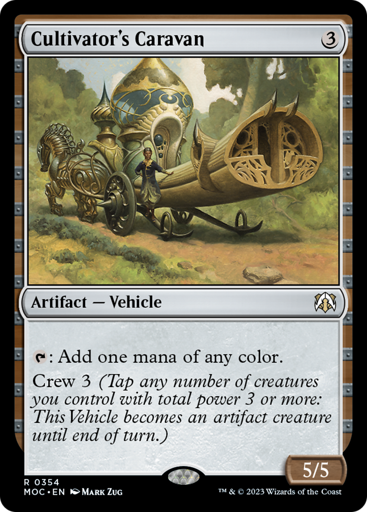 Cultivator's Caravan [March of the Machine Commander] | Jomio and Rueliete's Cards and Comics