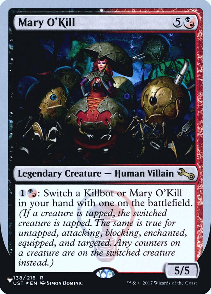 Mary O'Kill (Unfinity Foil Edition) [The List] | Jomio and Rueliete's Cards and Comics