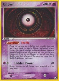 Unown (O) (O/28) [EX: Unseen Forces] | Jomio and Rueliete's Cards and Comics