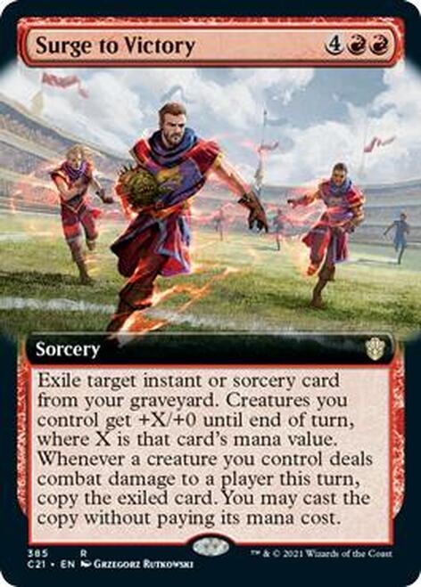 Surge to Victory (Extended Art) [Commander 2021] | Jomio and Rueliete's Cards and Comics