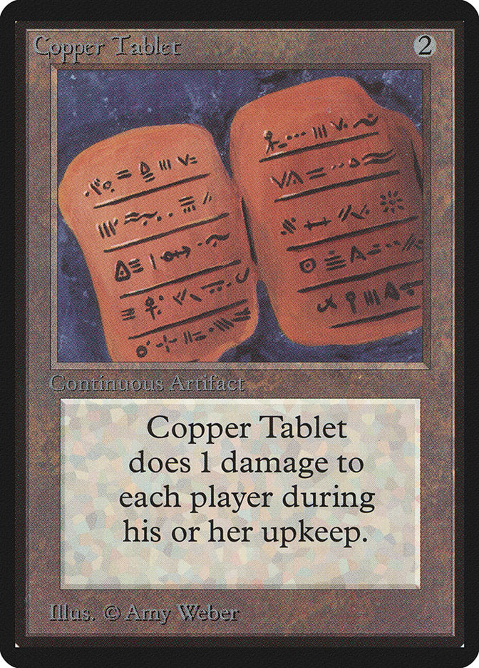 Copper Tablet [Beta Edition] | Jomio and Rueliete's Cards and Comics