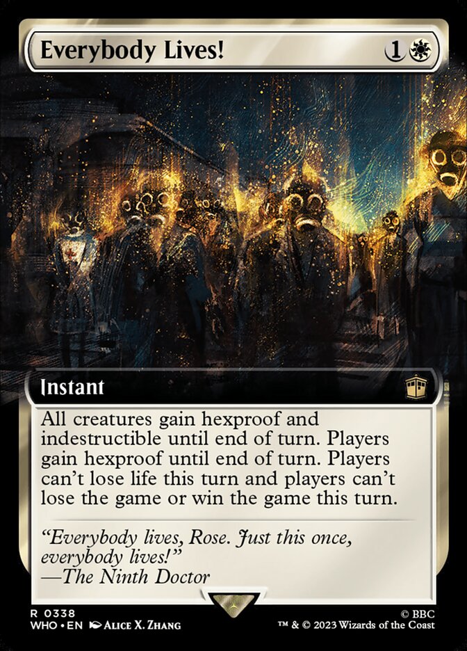 Everybody Lives! (Extended Art) [Doctor Who] | Jomio and Rueliete's Cards and Comics