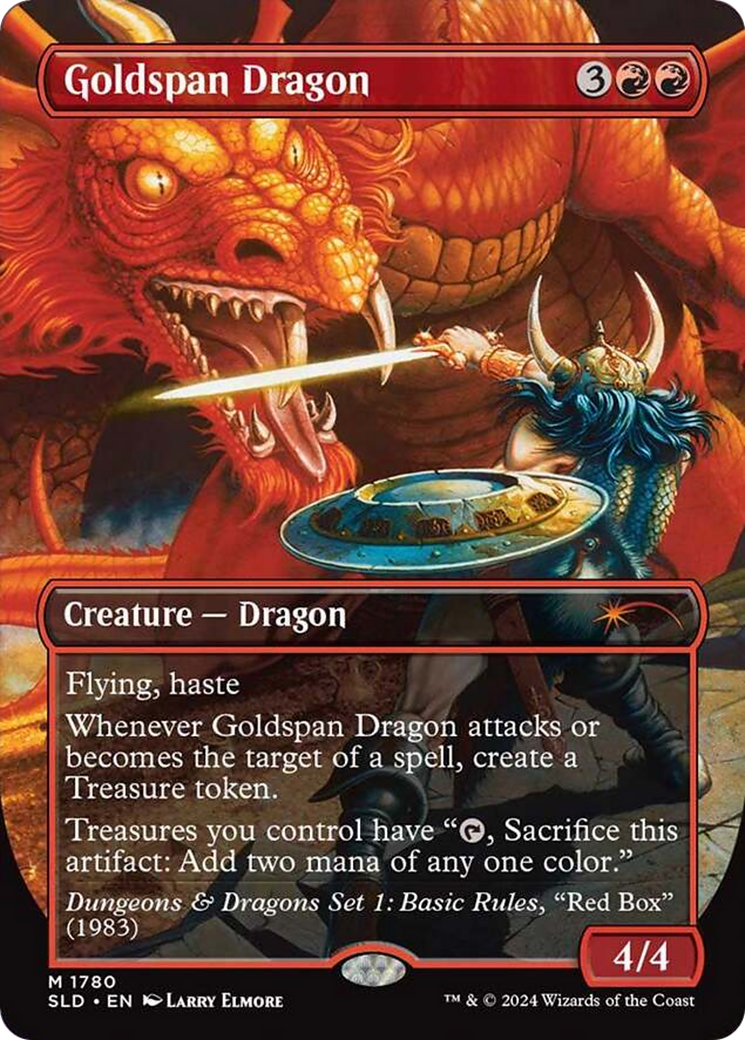 Goldspan Dragon (Rainbow Foil) [Secret Lair Drop Series] | Jomio and Rueliete's Cards and Comics