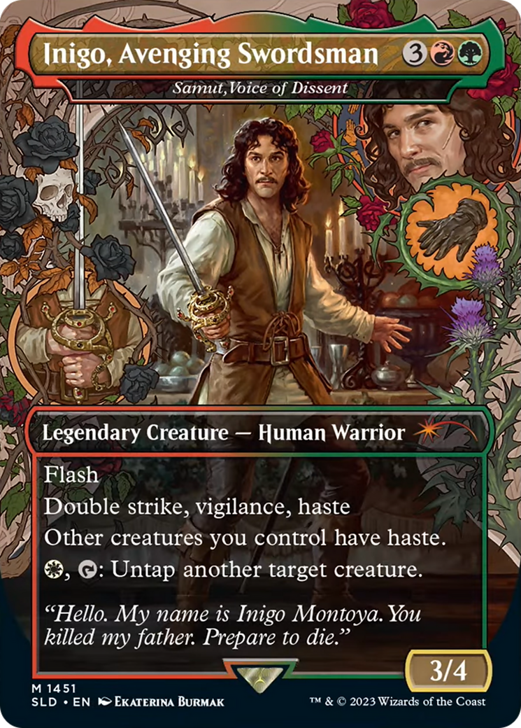 Inigo, Avenging Swordsman - Samut, Voice of Dissent [Secret Lair Drop Series] | Jomio and Rueliete's Cards and Comics