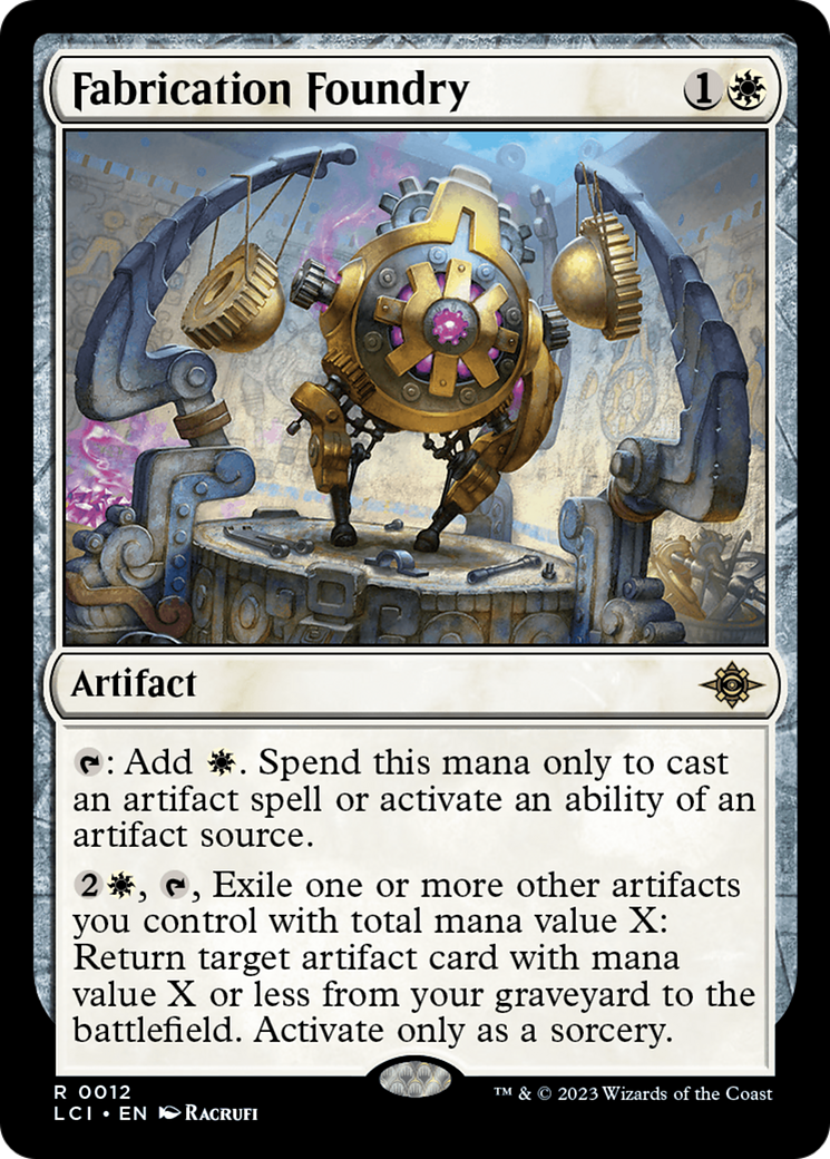 Fabrication Foundry [The Lost Caverns of Ixalan] | Jomio and Rueliete's Cards and Comics