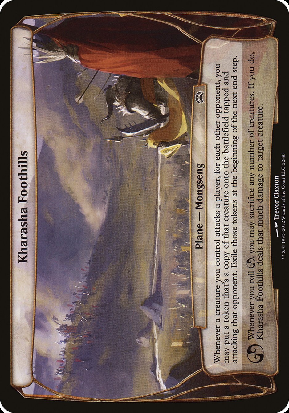 Kharasha Foothills (Planes) [Planechase 2012 Planes] | Jomio and Rueliete's Cards and Comics