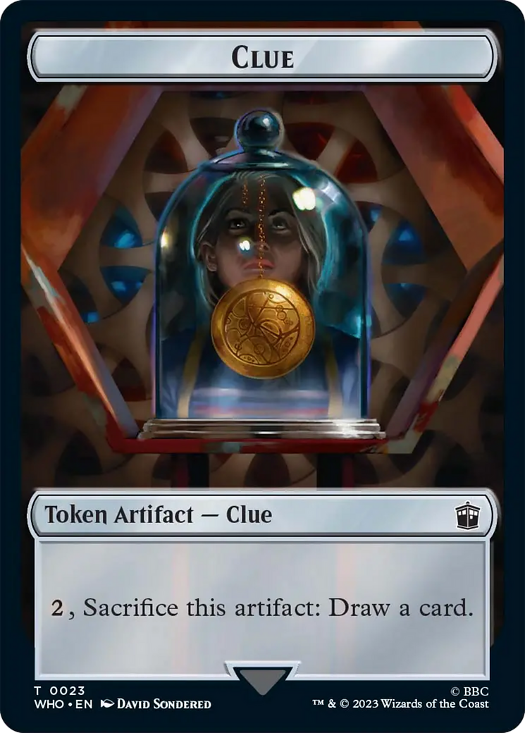 Clue Token [Doctor Who Tokens] | Jomio and Rueliete's Cards and Comics