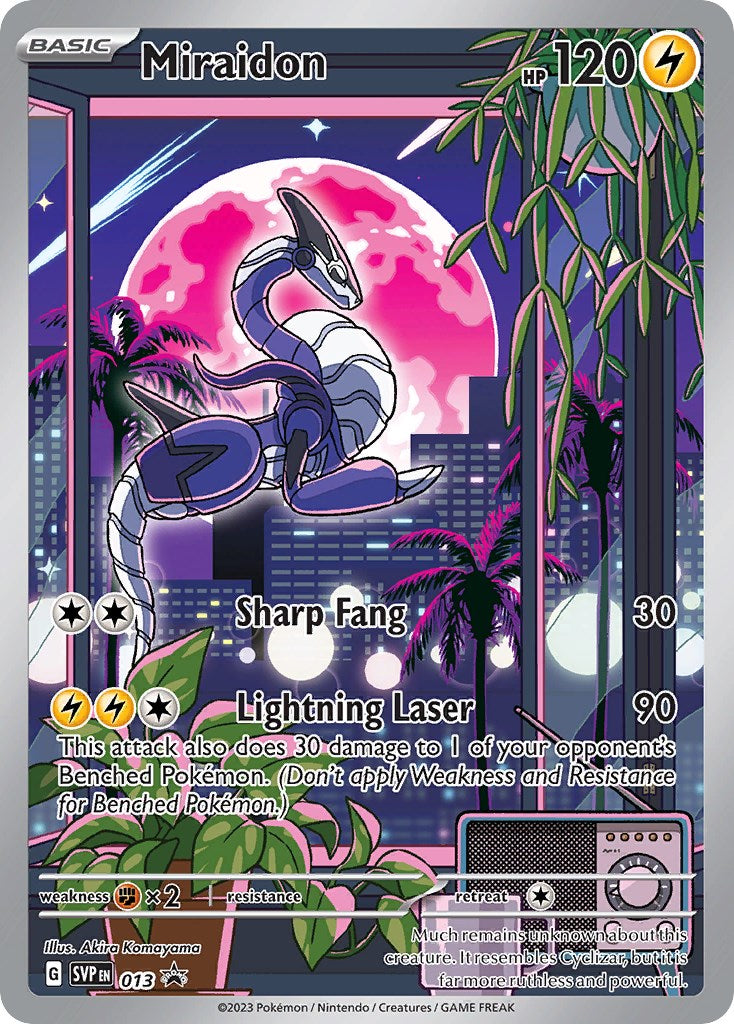 Miraidon (013) [Scarlet & Violet: Black Star Promos] | Jomio and Rueliete's Cards and Comics