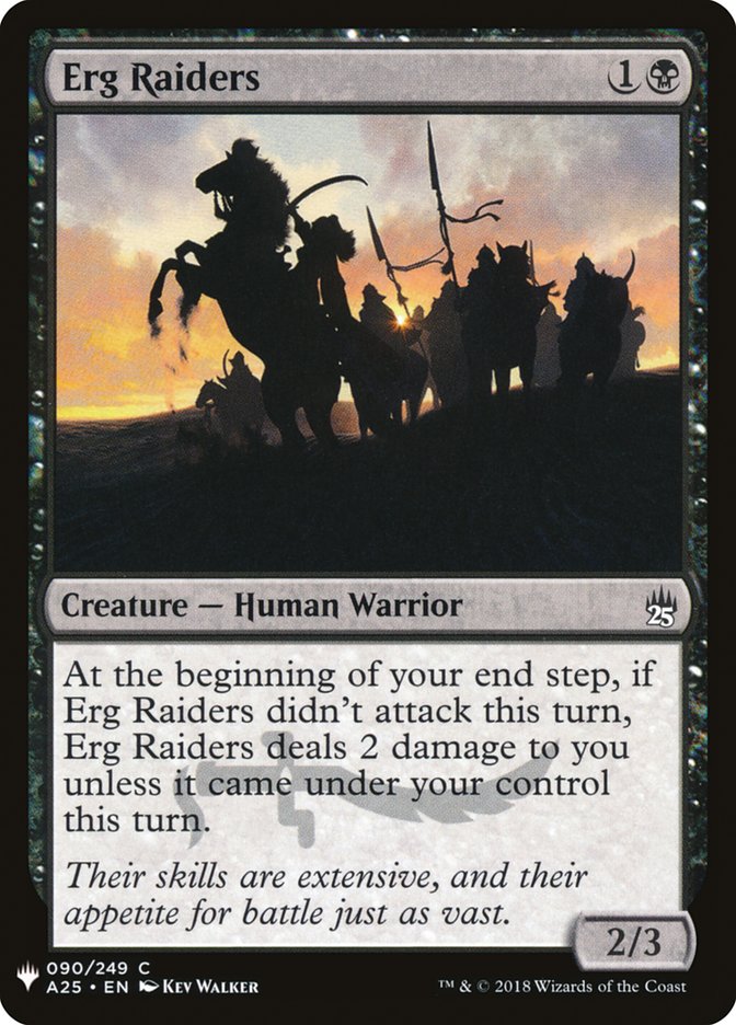 Erg Raiders [Mystery Booster] | Jomio and Rueliete's Cards and Comics