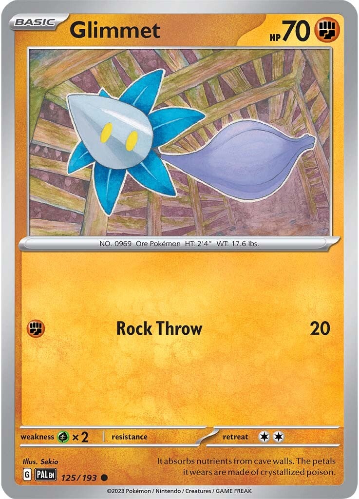 Glimmet (125/193) [Scarlet & Violet: Paldea Evolved] | Jomio and Rueliete's Cards and Comics