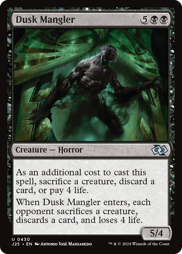 Dusk Mangler [Foundations Jumpstart] | Jomio and Rueliete's Cards and Comics