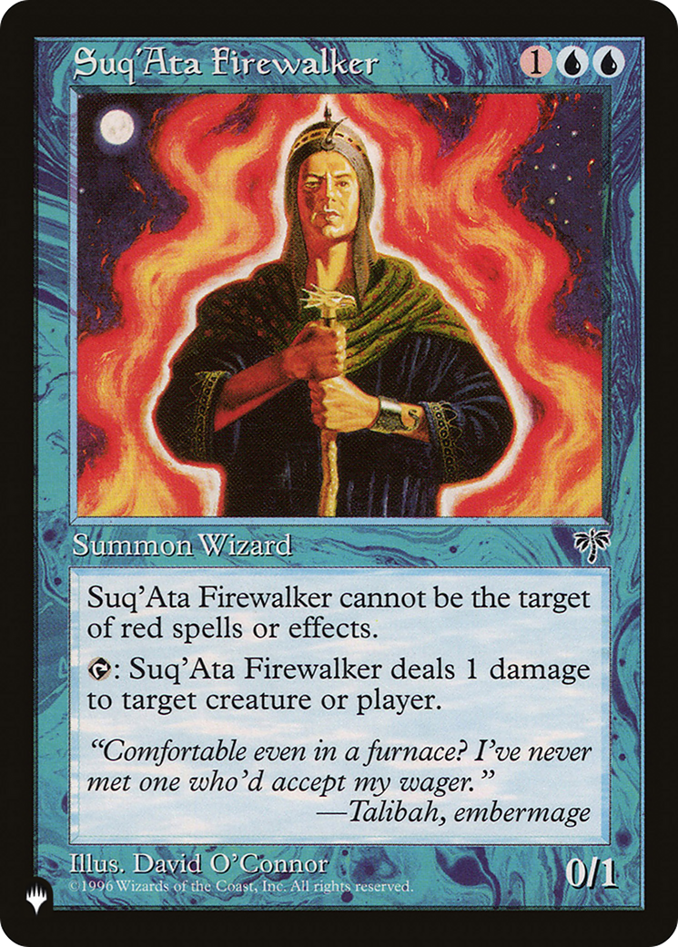Suq'Ata Firewalker [The List] | Jomio and Rueliete's Cards and Comics