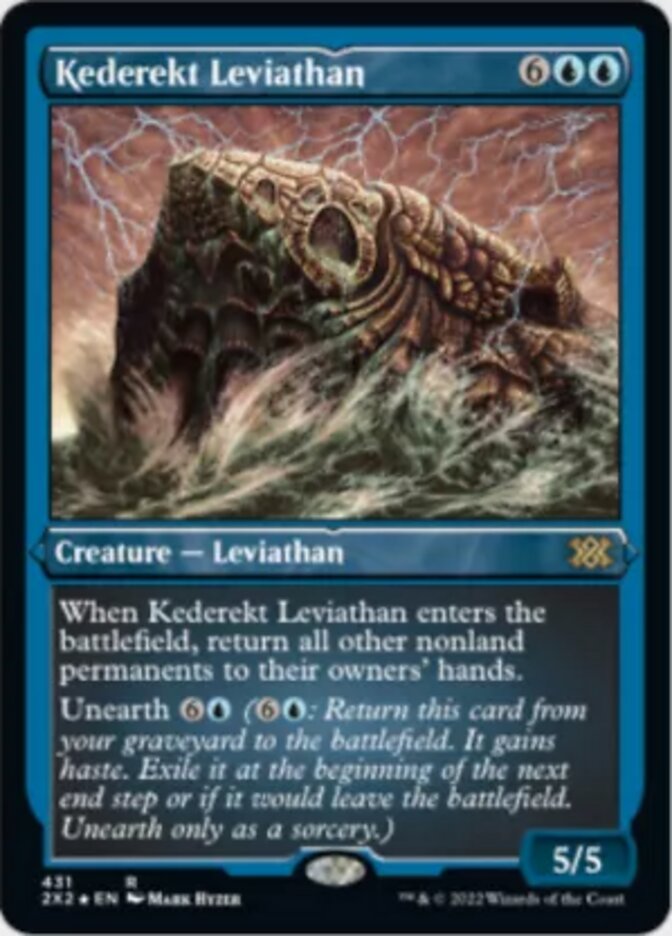 Kederekt Leviathan (Foil Etched) [Double Masters 2022] | Jomio and Rueliete's Cards and Comics