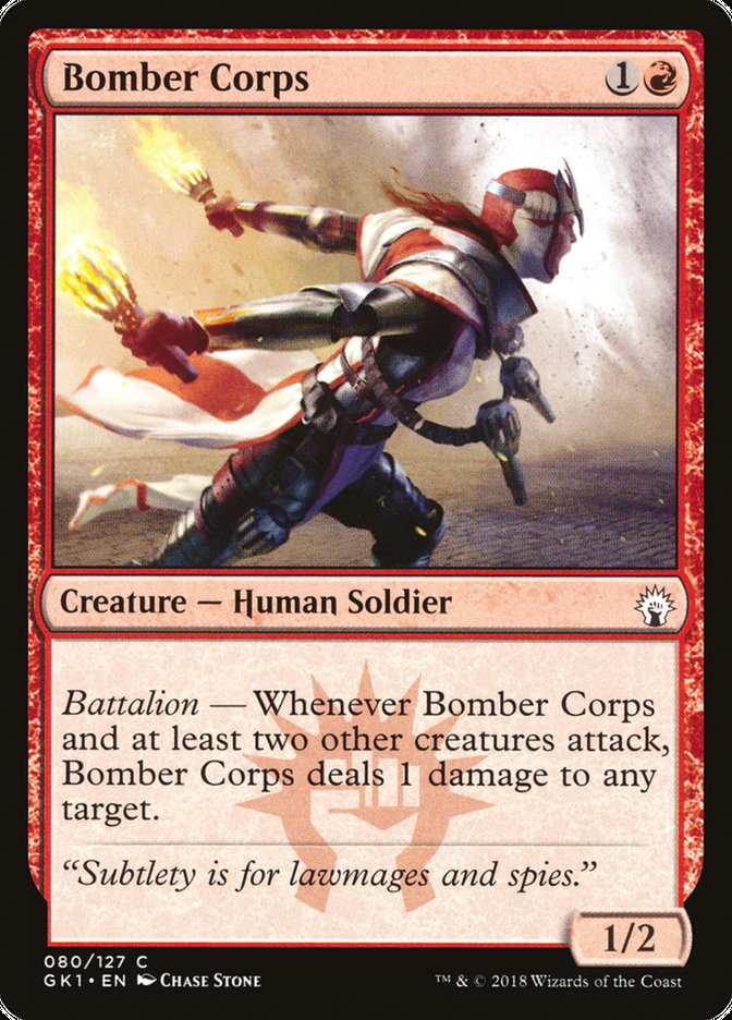 Bomber Corps [Guilds of Ravnica Guild Kit] | Jomio and Rueliete's Cards and Comics