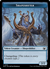 The Monarch // Shapeshifter Double-Sided Token [March of the Machine Commander Tokens] | Jomio and Rueliete's Cards and Comics