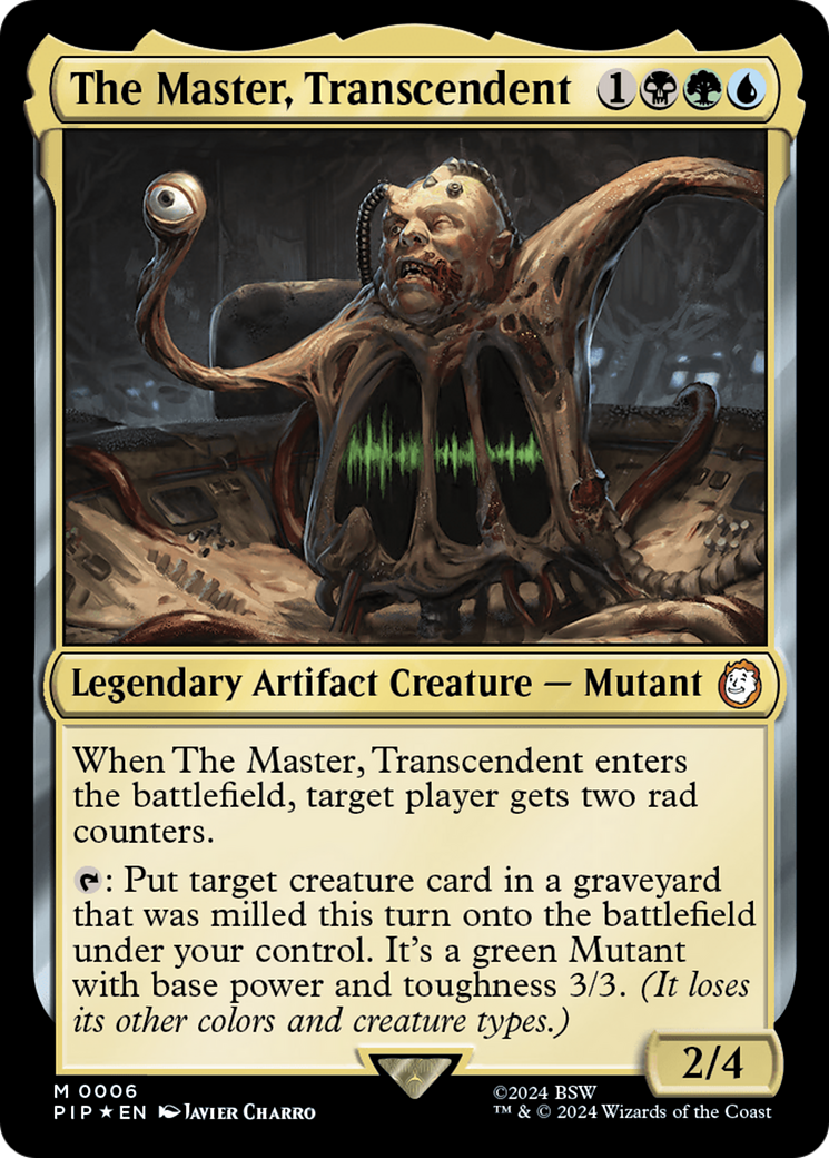 The Master, Transcendent [Fallout] | Jomio and Rueliete's Cards and Comics