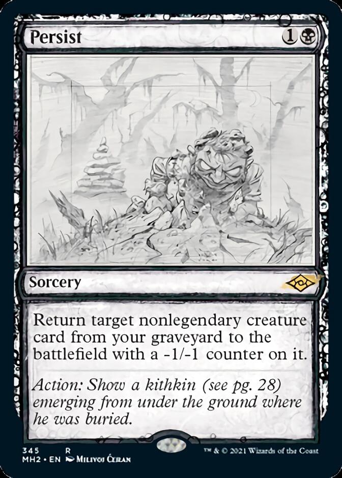 Persist (Sketch) [Modern Horizons 2] | Jomio and Rueliete's Cards and Comics