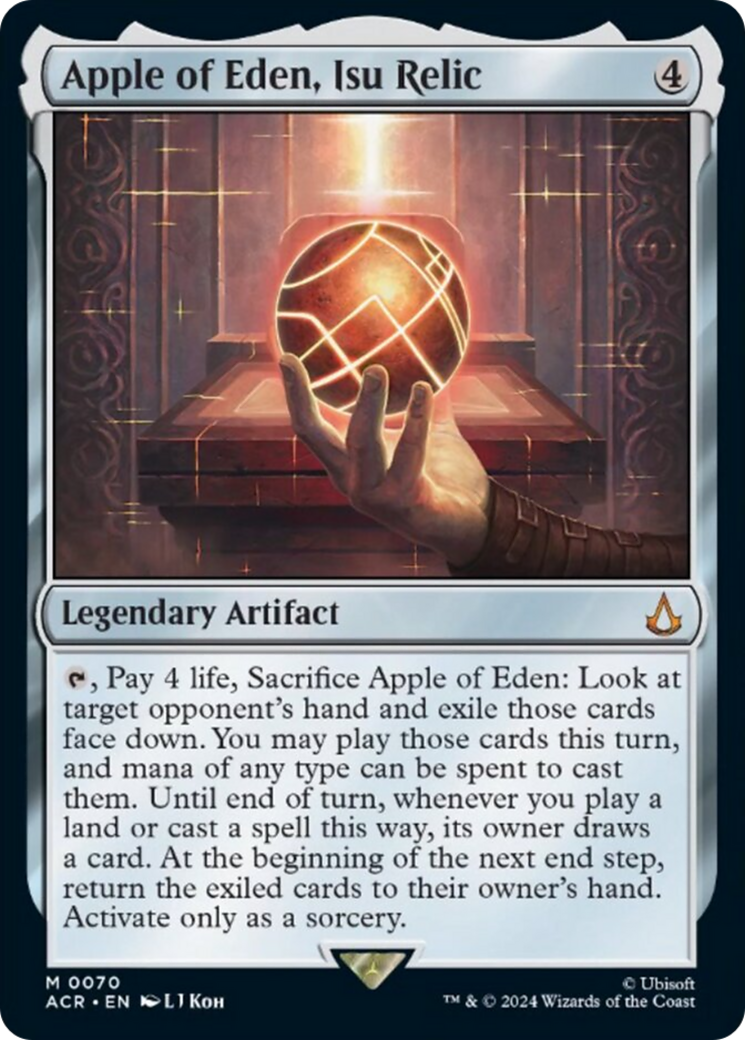 Apple of Eden, Isu Relic [Assassin's Creed] | Jomio and Rueliete's Cards and Comics