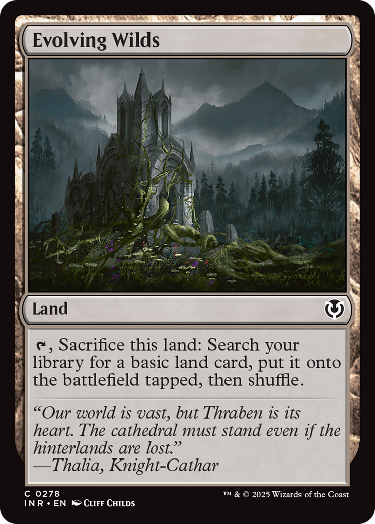 Evolving Wilds [Innistrad Remastered] | Jomio and Rueliete's Cards and Comics