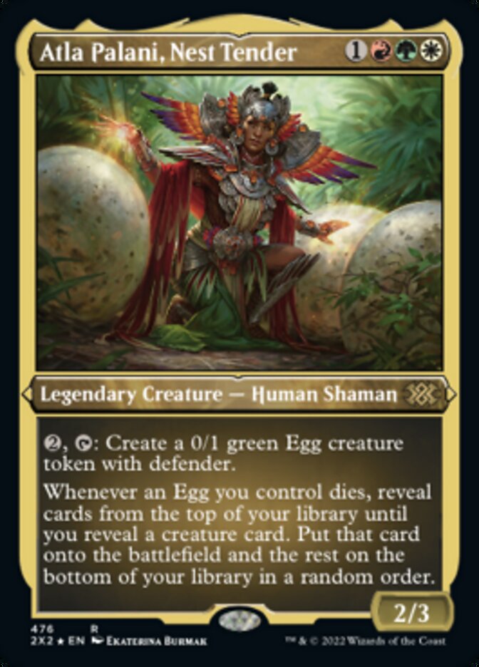 Atla Palani, Nest Tender (Foil Etched) [Double Masters 2022] | Jomio and Rueliete's Cards and Comics