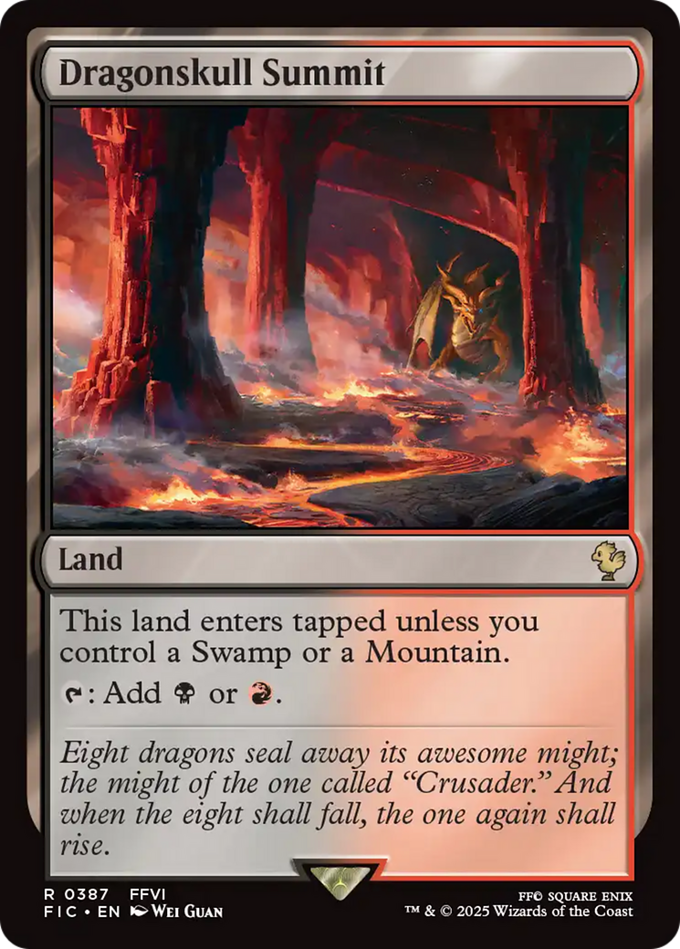 Dragonskull Summit [FINAL FANTASY Commander] | Jomio and Rueliete's Cards and Comics