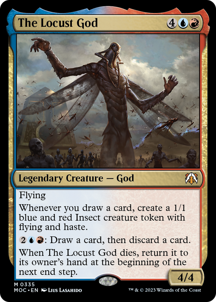 The Locust God [March of the Machine Commander] | Jomio and Rueliete's Cards and Comics