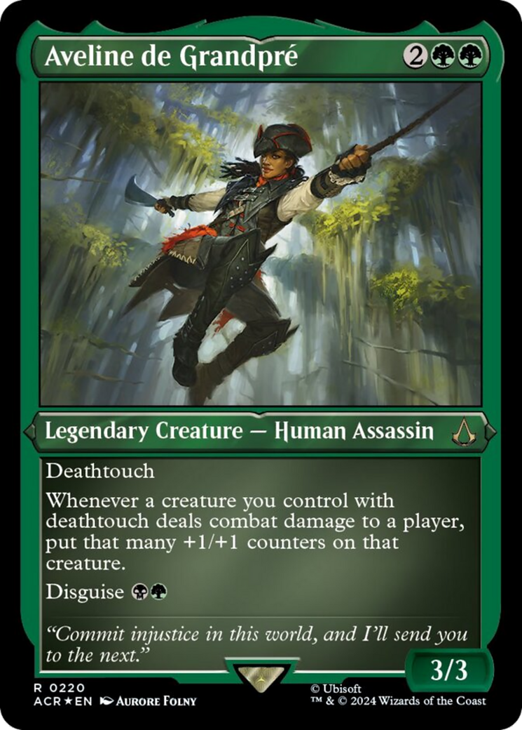 Aveline de Grandpre (Foil Etched) [Assassin's Creed] | Jomio and Rueliete's Cards and Comics